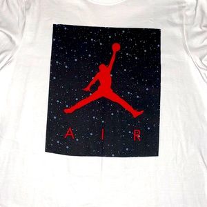 New with tags Mens Air Jordan retro 4 T shirt white